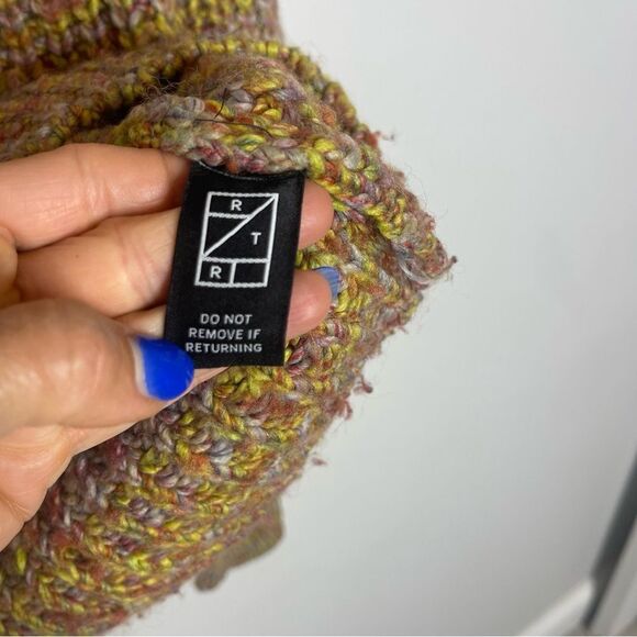 BA&SH HAILI MARLED CARDIGAN - YELLOW COMBO - Picture 16 of 16